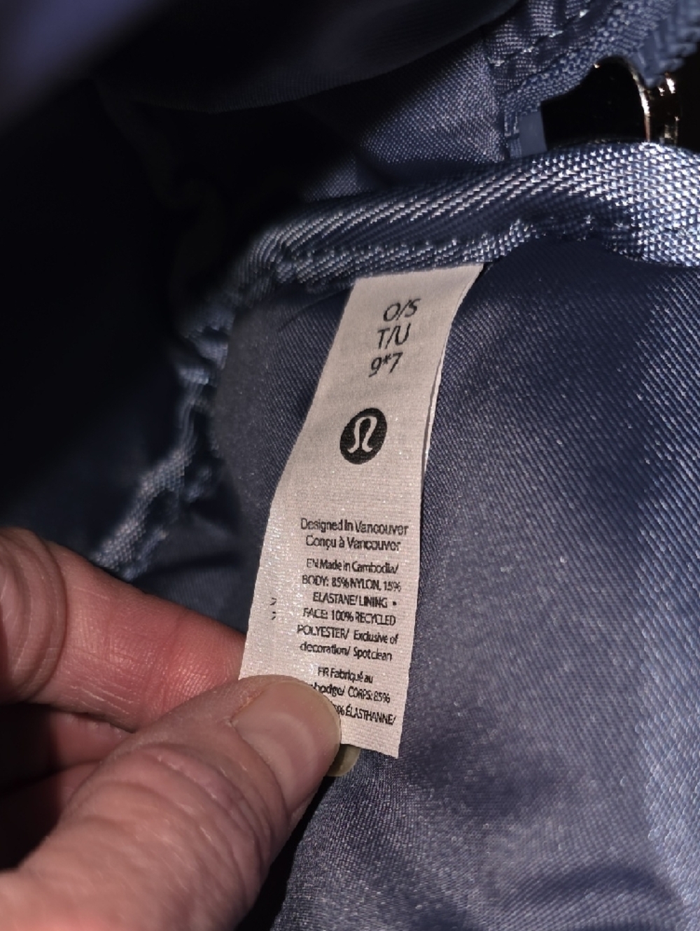Lululemon Knit Nylon Micro Backpack in Slate Blue 4L - Picture 6 of 12